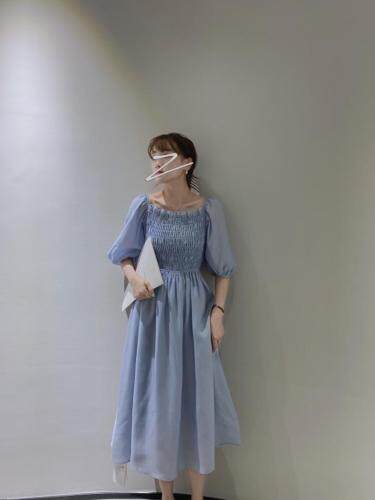 【现货】收腰连衣裙，女装连衣裙，驿谷