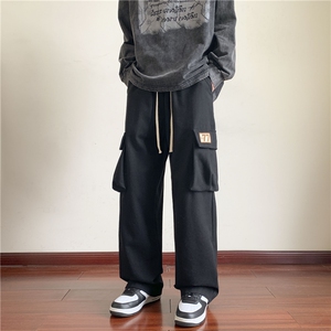 2023秋季新款日系工装裤大口袋宽松休闲裤B315-K23396-p55控68图片