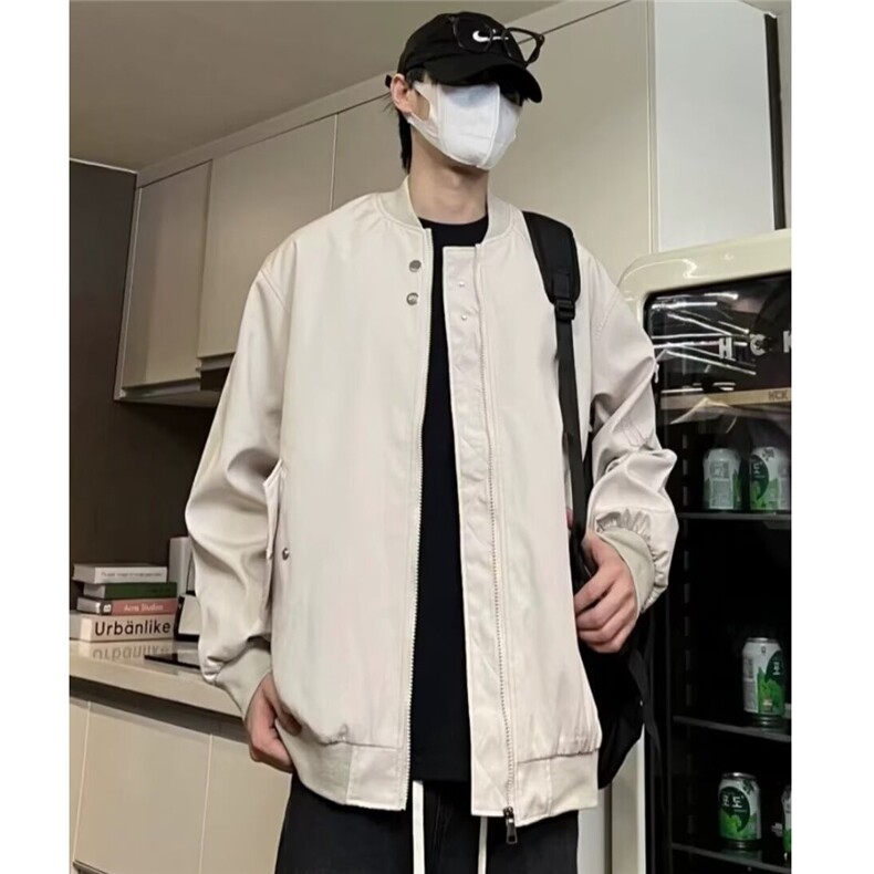 棒球夹克男春秋季休闲高级宽松外套帅气overseas百搭上衣J12/P64,男装夹克,星座506