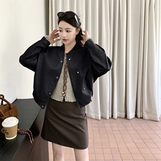 主推店里大货数据好新款小个子可穿皮衣外套p155k248，女装短外套，2C295