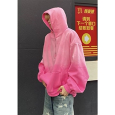 渐变扎染卫衣金属拉链设计感连帽上衣外套WY888-P65，女装短外套，星座1213