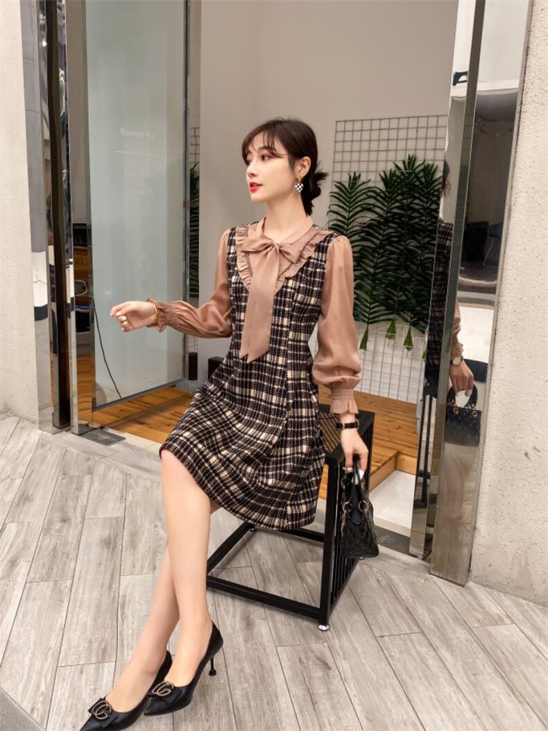 淑女型连衣裙，女装连衣裙，千禧宏运