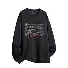 得物供货、复合重磅420克现货圆领卫衣宽松HD019-1-HMY316-P35，男装卫衣，电商019-1