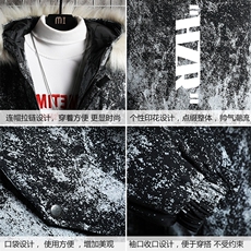 MC49002-P135日系潮衣男大码派克服男工装服外套袄网格，男装棉衣，电商A040A