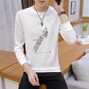 大货已备 2021跑量春季长袖T恤圆领韩版时尚男卫衣A112-W2735-P16图片