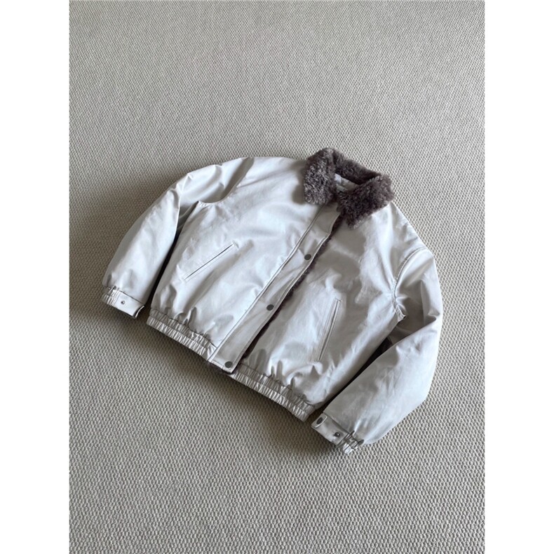 毛领夹克棉服男款冬季加厚宽松保暖座山雕外套MF434-P92,男装夹克,星座412-3