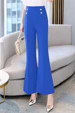 时尚显瘦高腰阔腿裤女夏季新款气质百搭通勤休闲裤，女装休闲裤，火爆靓佳人