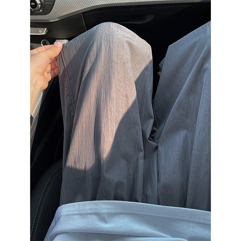 8XL-M多巴胺冰丝垂感慵懒山本裤男夏拖地裤子阔腿休闲裤KZ051P30图片