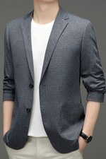 BZ82379钱塘2020-2春秋季新款时尚休闲百塔中年男士薄款西服P145，男装西服，钱塘207-2