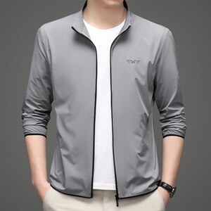 冰丝防晒衣男透气薄款男防晒服上衣立领男士夹克外套薄款MSNA663图片