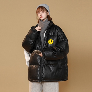 2冬季新款加厚款棉服PU皮潮流百搭棉衣XZ102A-4-5137-P115图片