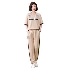 时尚休闲女装套装舒适百搭两件套显瘦宽松运动服，女装套装/套裙，叶笙衣
