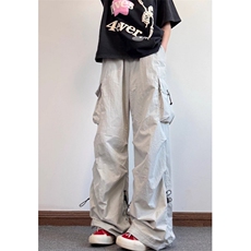 春夏薄款浅色宽松速干伞兵裤户外工装裤男女休闲裤K987，男装工装外套，星座1116A（原606A-3）