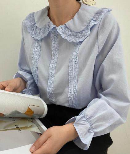 娃娃领上衣，其它，木夕