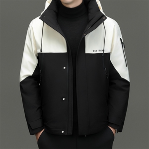 BNYR3990钱塘2020-2时尚百搭冬季厚款中年男士90鸭绒羽绒服P290图片