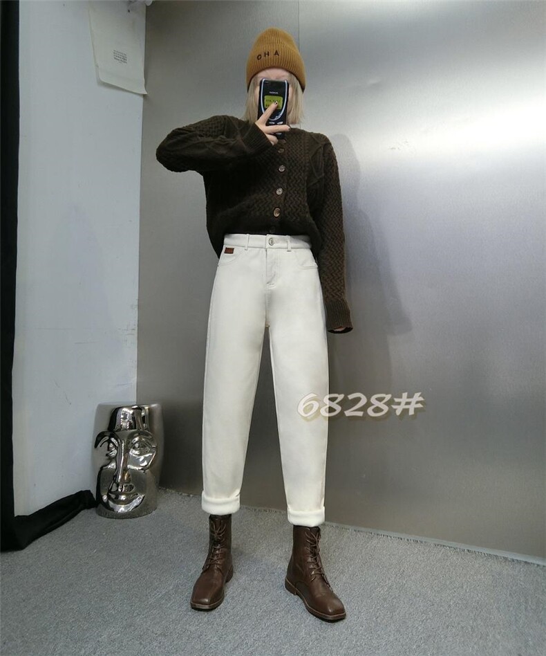 加绒休闲裤，女装休闲裤，欧夏丽