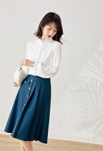 现货，1188#，三色，压褶半裙，一套都有图片