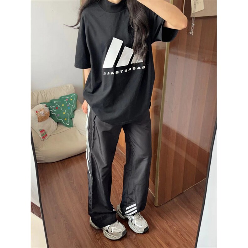 【网图有货】三条杠速干工装裤男女款条纹运动裤子KZU15WW-特P45,男装工装外套,星座1007（原301D）
