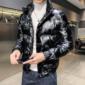 312A-5-603-P125 冬季新款男士韩版棉衣立领加厚潮流棉服A图片
