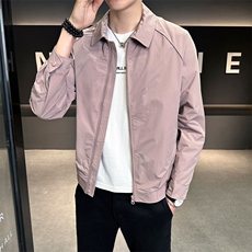 新款开衫翻领纯色精品夹克外套男，男装夹克，星座1206（原A206）