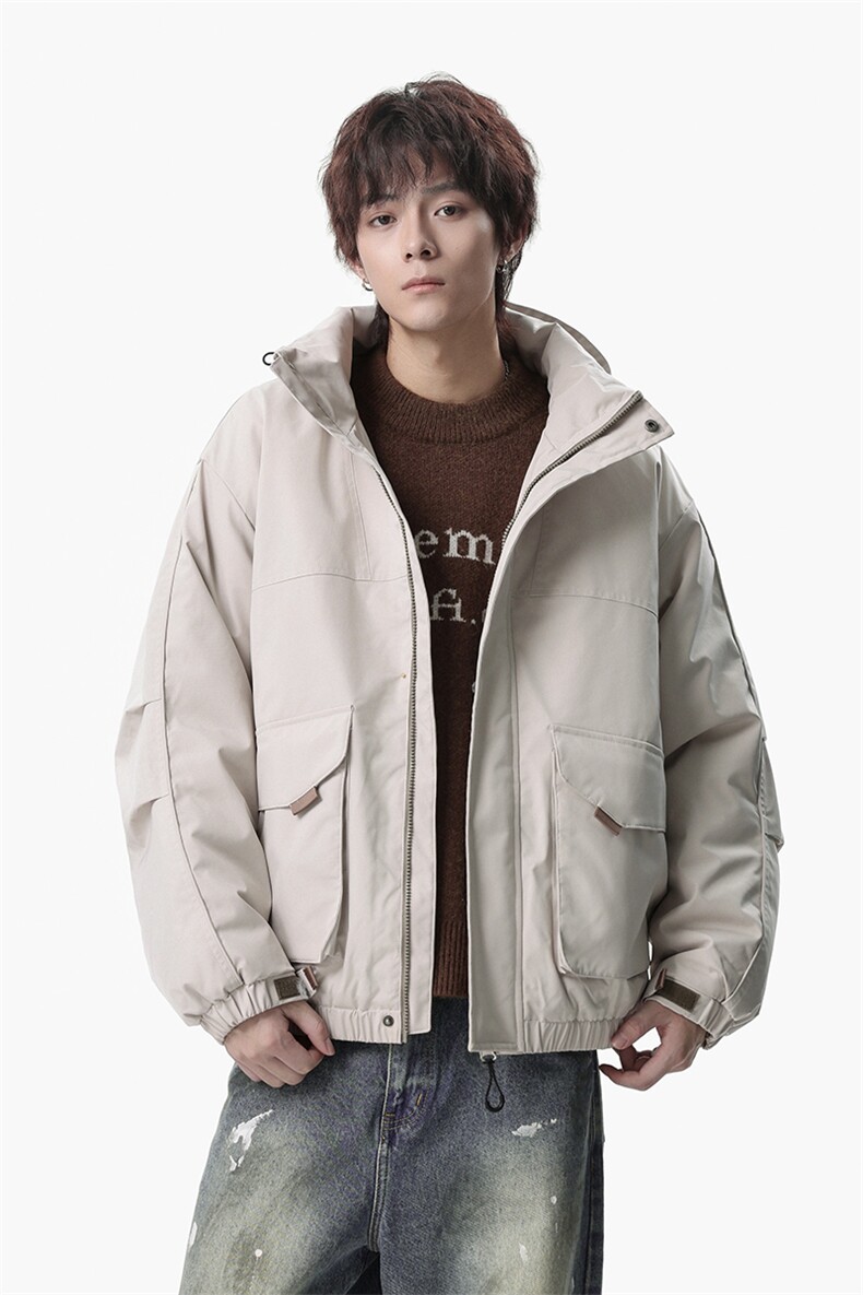 无影墙美式机能工装棉服男女冬季加棉加厚休闲连帽外套-A2356P95,男装棉衣,电商B241