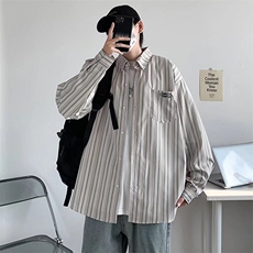 长袖衬衫春款男港风潮流C305P33，男装衬衫，星座1116-2