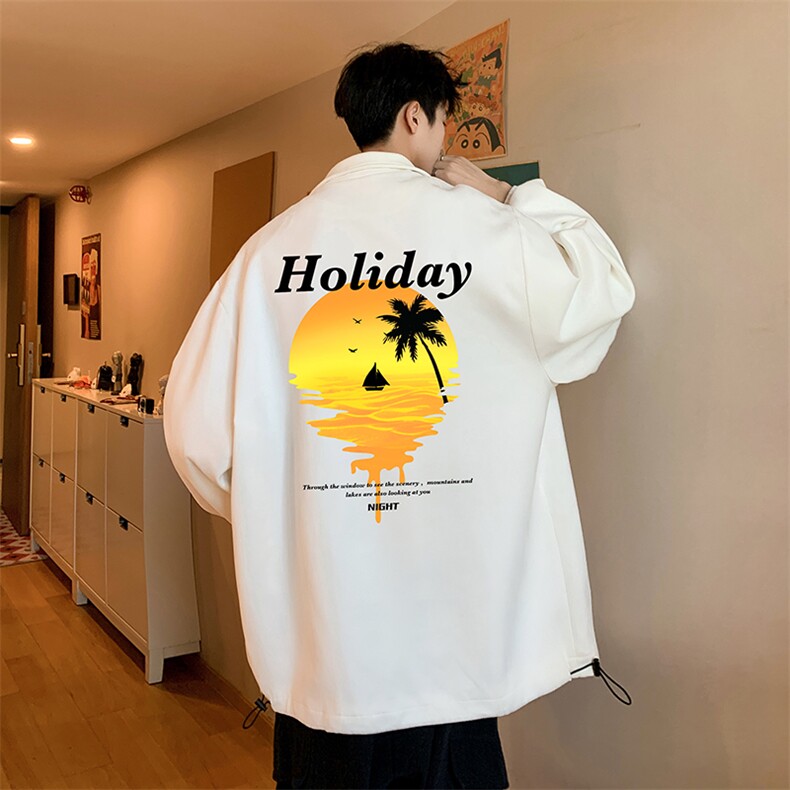 麂皮绒夹克男大码立领褂子外套JK85266-P68 加绒款-P78图片