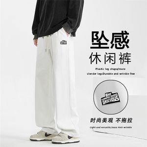 抽绳卫裤纯棉加绒抗皱百搭长裤裤子男K630特批38 加绒特批46图片