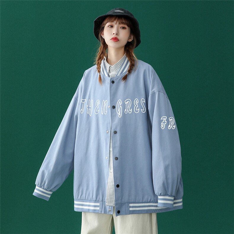 ！春季潮流宽松休闲百搭夹克情侣棒球服外套G212P65控88,男装夹克,A247A