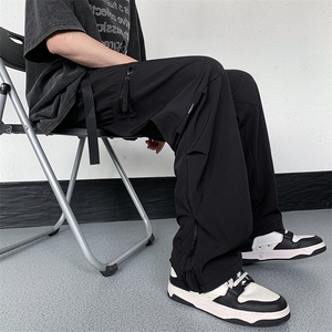 美式高街工装裤男夏季潮流机能风冲锋裤宽松直筒休闲裤 K6619-P38图片