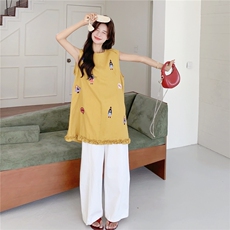 现货数据好刺绣背心裙+裤子套装2061P185K258，女装套装/套裙，2C176