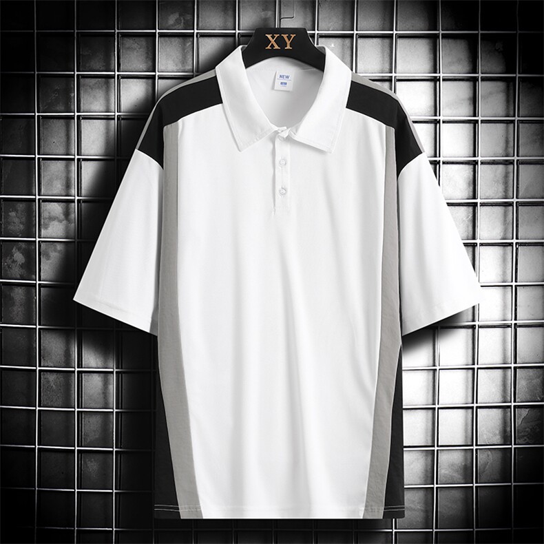 2023夏季新款短袖男网格挂拍潮流polo衫百搭半袖zdp2302-P40控58,男装Polo衫,星座717