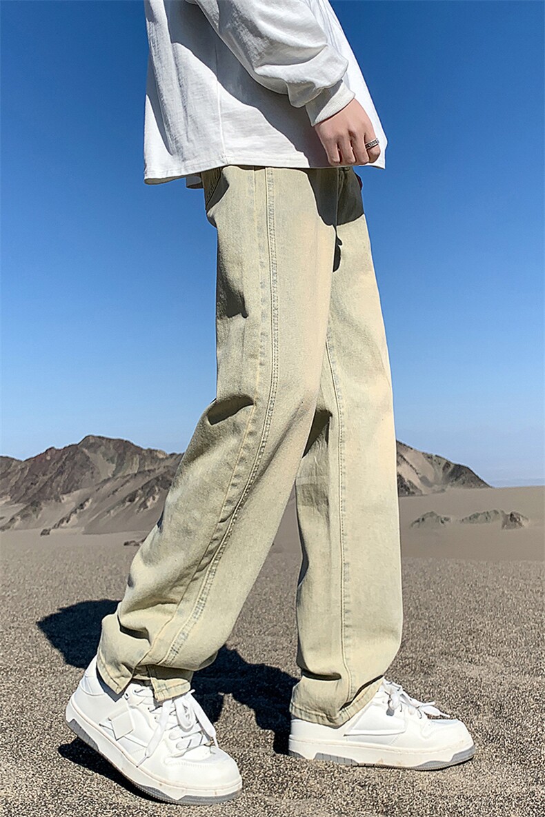 2025新款男士牛仔裤美式ins高街复古直筒高质量S2315-P60,男装牛仔裤,星座717