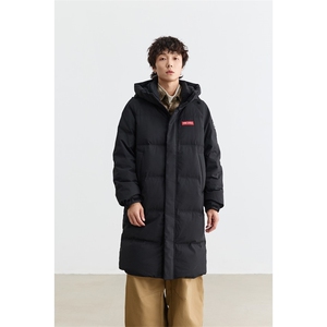 新标90%绒 有报告中长款连帽宽松羽绒服外套 Y5003/P350图片