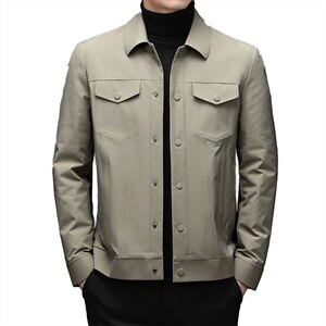 新款冬季鹅绒羽绒服男士休闲翻领中青年外套夹克SNNYR82013-P165，男装羽绒服，电商B212（原钱塘6029）