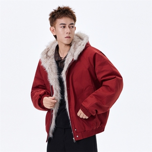 新款 加厚长毛座山雕棉衣外套 MY868-特P87图片