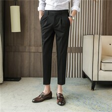 男士休闲西裤小脚修身九分裤XK201/P70，男装西裤，电商A213