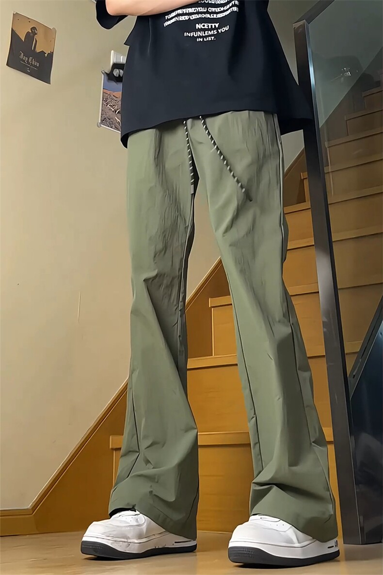 夏季户外防晒防水速干冰丝伞兵冲锋裤男微喇休闲裤KZ925-P38控68,男装防晒衣,星座301C-5