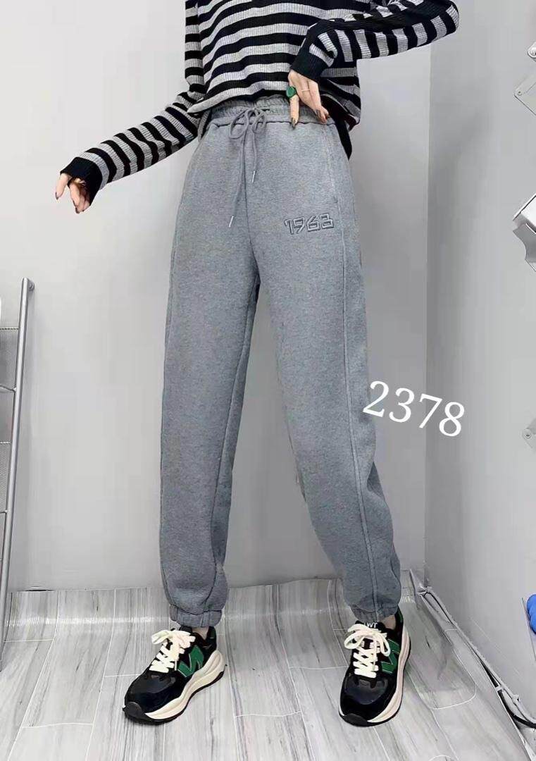 数字刺绣收脚卫裤，女装休闲裤，帝瀛 DY