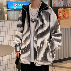 双面穿ins潮流外套男秋季hiphop高街上衣宽松美式工装W1539-P58，男装夹克，星座512-4