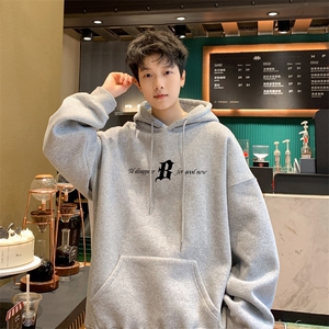 ！连帽圆领卫衣男装港风帽衫男 LM110-P35图片