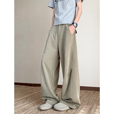 原版做工包边褶皱西裤休闲裤ZK0385-特批43，男装西裤，星座313A(原308A-2)