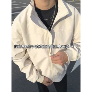 26春装新款美拉德立领飞行夹克boxy廓形休闲百搭外套上衣 JK6500图片