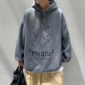 A040-WY2078-P40连帽卫衣男加肥加大码胖子棒球服外套图片