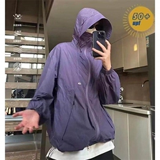 防晒衣男夏季薄款山系户外机能连帽外套宽松遮阳防晒服FS21p38，男装防晒衣，电商D315