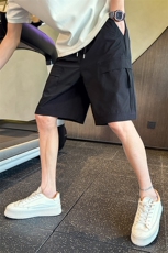 2025新款夏季男士短裤宽松直筒高街潮流工装裤子男A313-9805-P40，男装休闲裤，电商A313