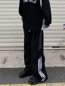 美式街头休闲长裤春秋季透气传奇商行legend百搭宽松男女潮运动裤图片