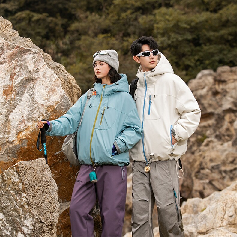 311B-1-YZ-9233-P195控339大码潮牌提花情侣百搭立领羽绒服,男装羽绒服,星座311B-1