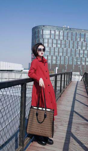 2021春季新款休闲风衣，女装风衣，芷箐伊苑