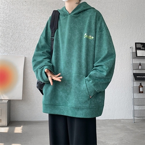 现货 WY10079-特P40 控68 秋季新款华棉扎染高品质百搭连帽卫衣图片